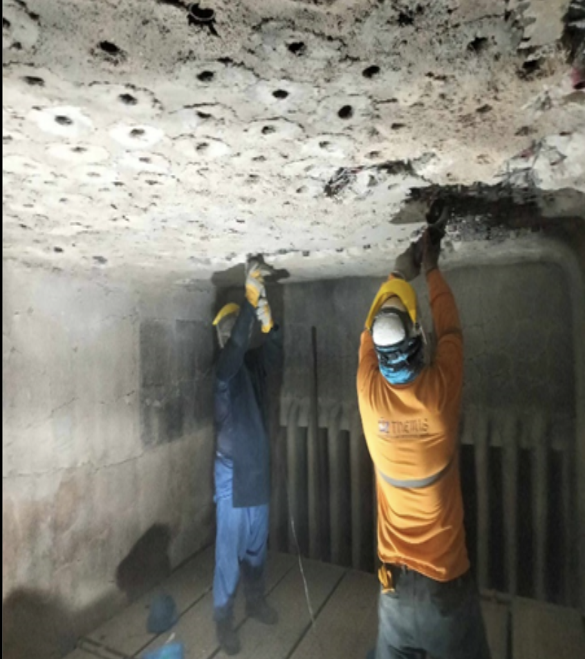 Replacement of Air Plenum Nozzle