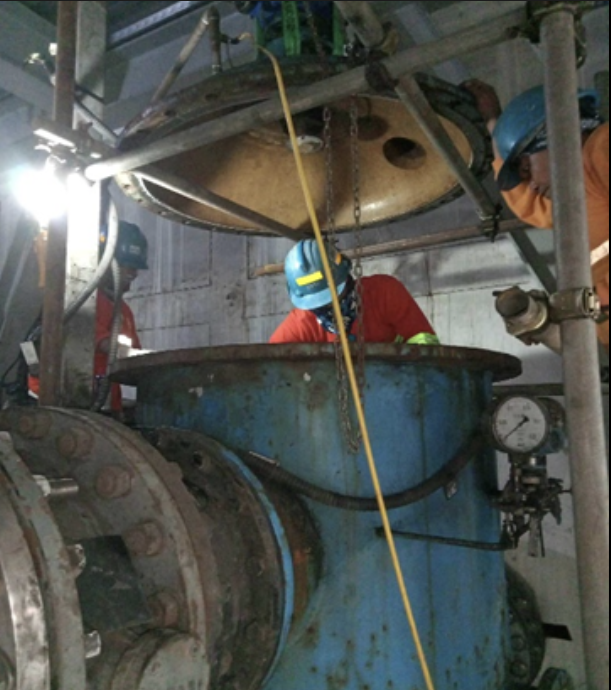 Inspection and Repair of Rotary Filter